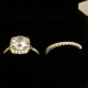 14k Gold Halo 1.45 Diamond Engagement Ring